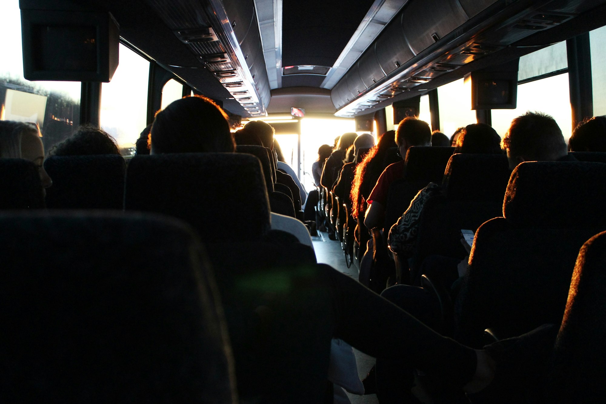 Passengers Inside Bus